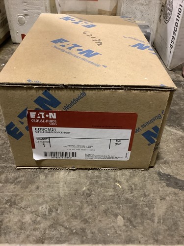 Eaton edscm21 single gang - eaton,
