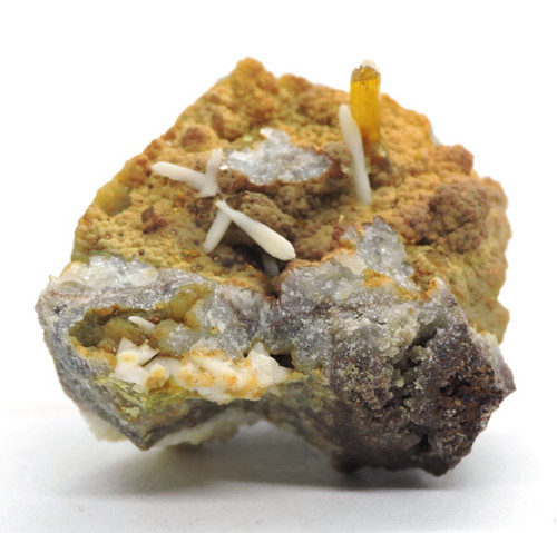 Legrandite with smithsonite - legrandite,